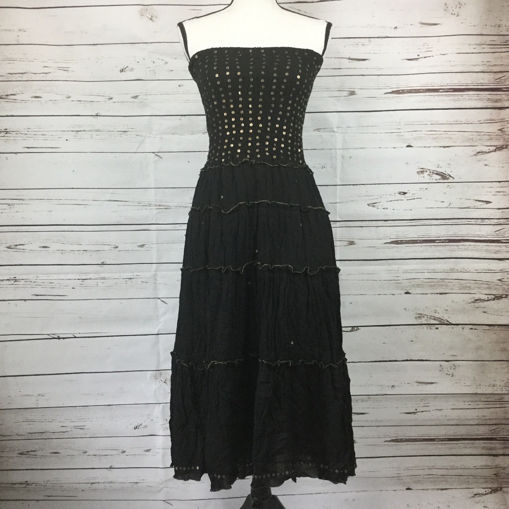 Millenium Strapless Gypsy Style Dress, Size M